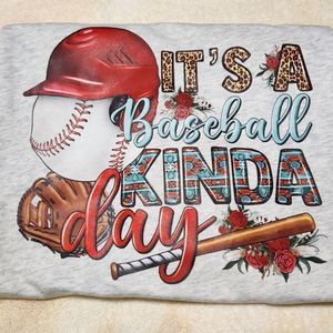 It's A Baseball Kinda Day Raglan Shirt